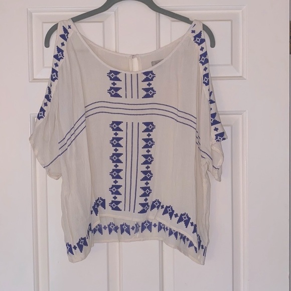 Ecote Tribal Open Shoulder Top Urban Outfitters - Picture 6 of 10